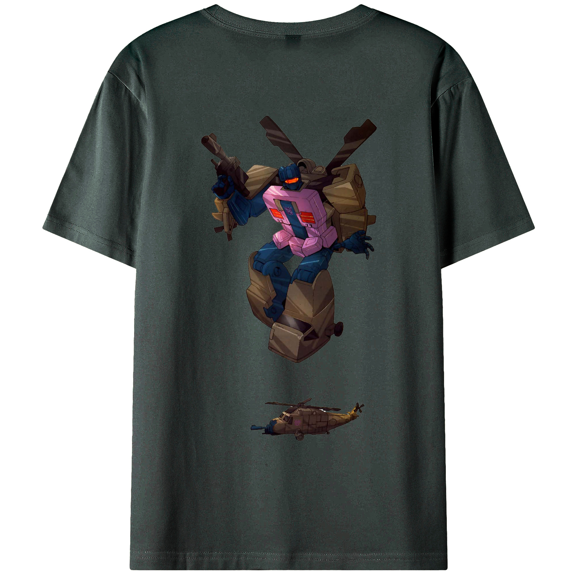 （画像用）  綿100％ メンズ半袖Tシャツ（バックプリント） 通気性